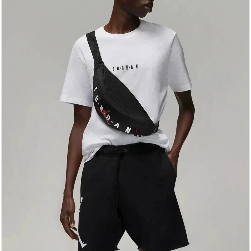 Nike Air Jordan Hip Pack Fanny Belt Bag Waist Crossbody 9B0533-023 Black